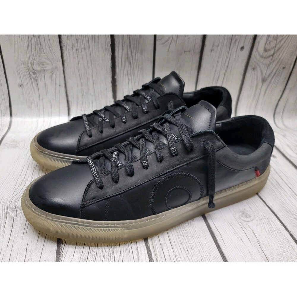 OLIVER CABELL Black Ghost LOW 1 Sneakers Shoes Mens 10 US EU 43 Made In Italy